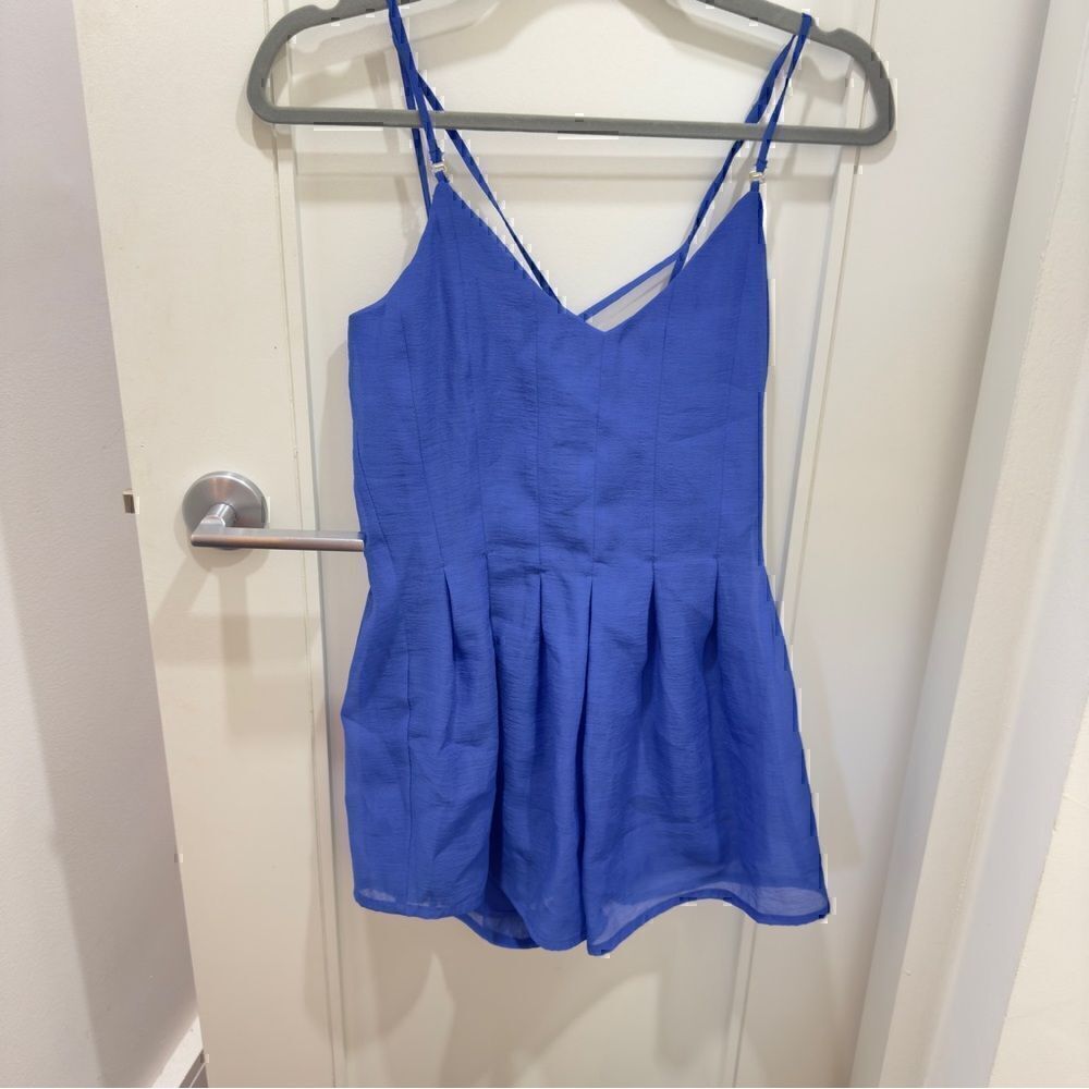JOA LA Royal Blue Romper Size Small